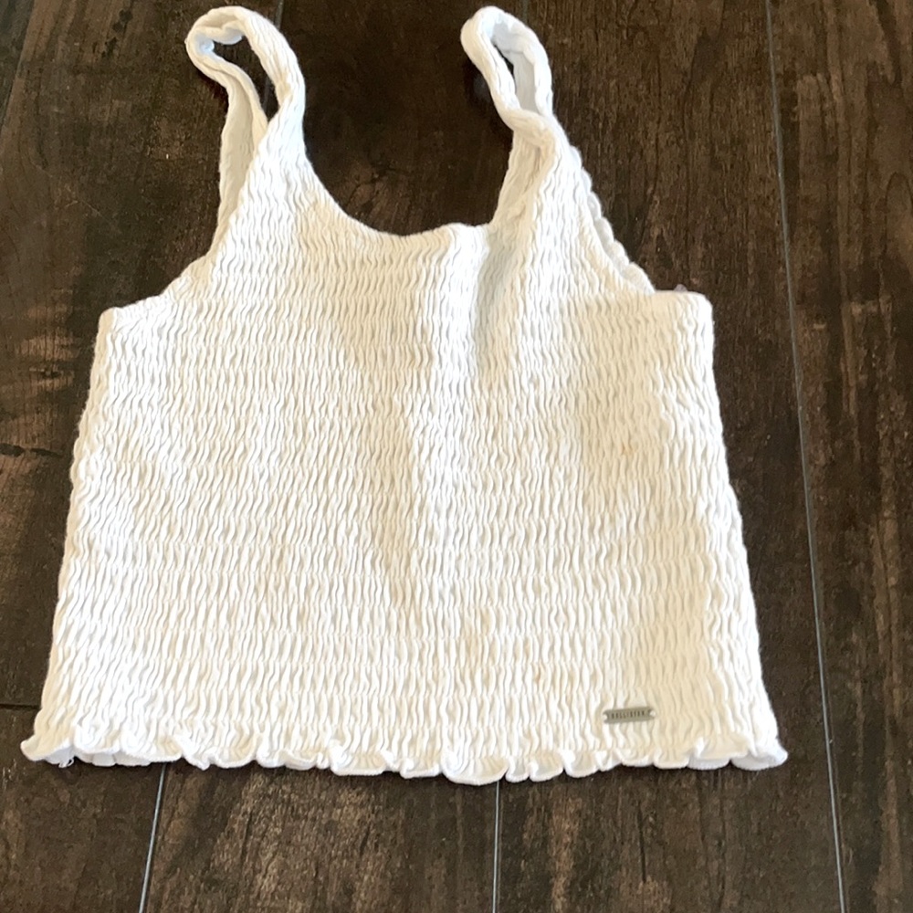 White Hollister Tank